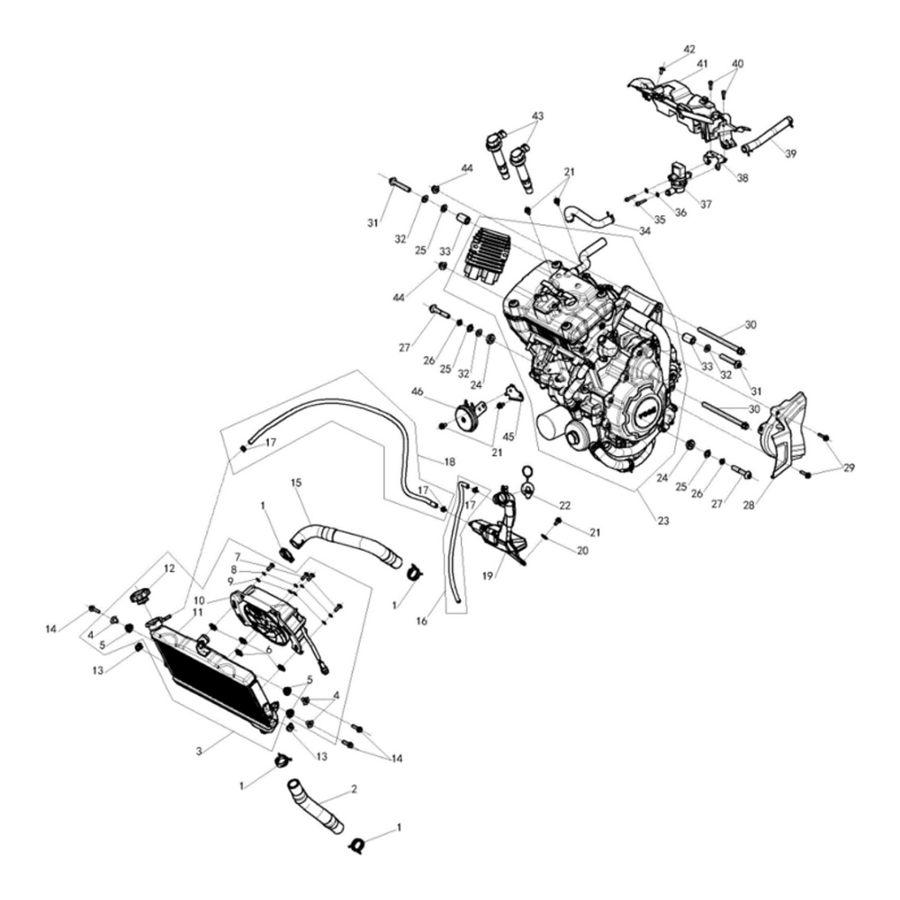 VOGE R625 - Variklis