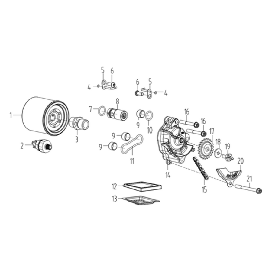 VOGE SR450X - Tepimo sistema