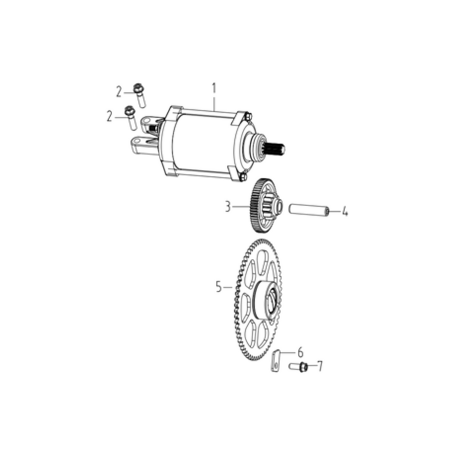 VOGE SR450X - Užvedimo mechanizmas