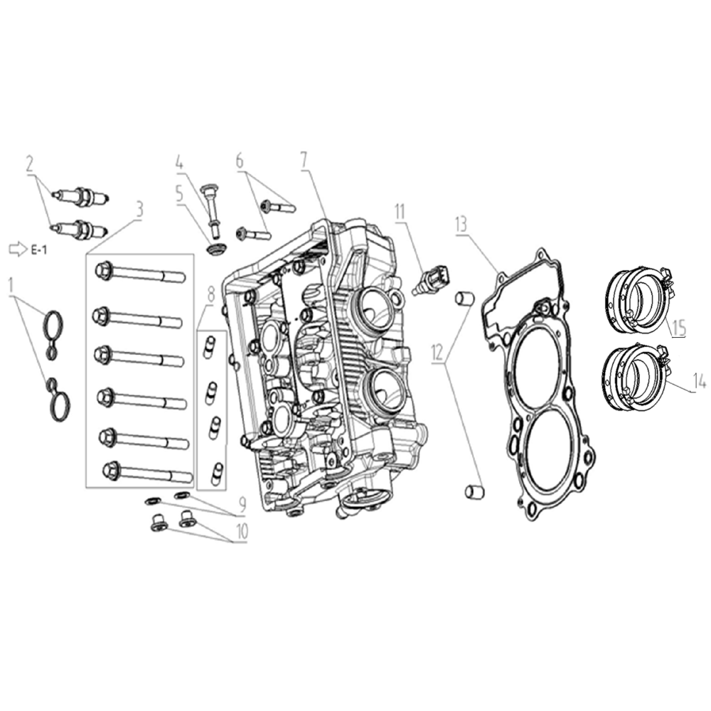VOGE DS625X - Cilindro galvutė