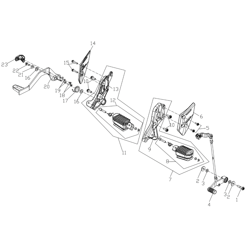 VOGE DS625X - Priekinė pakoja