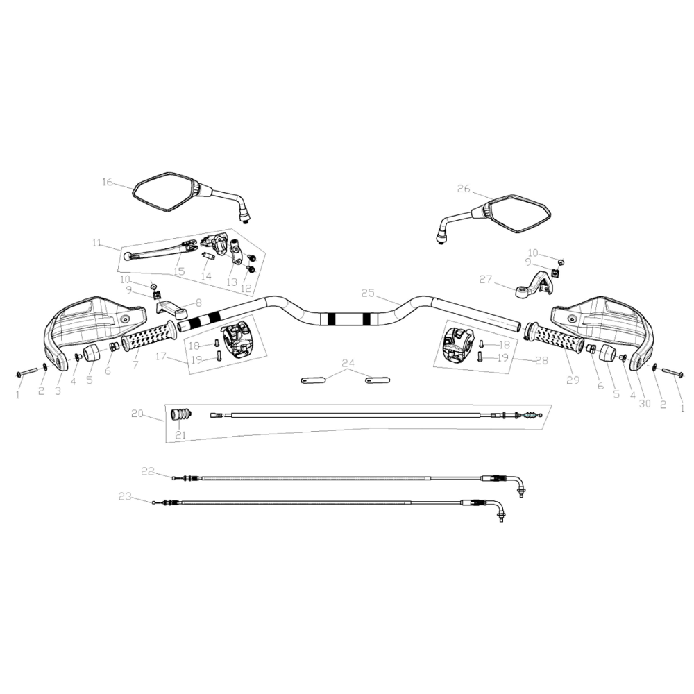 VOGE DS625X - Vairavimo sistema