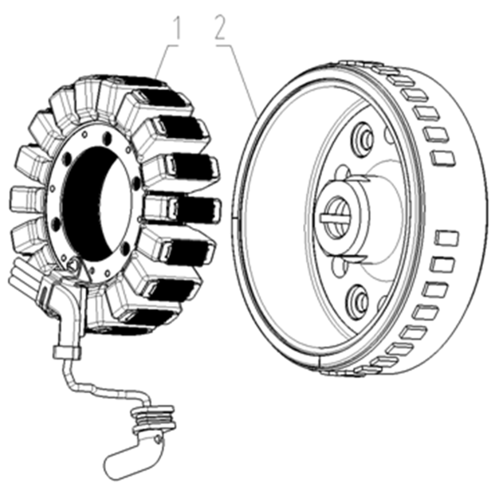 VOGE DS800X RALLY - Generatorius