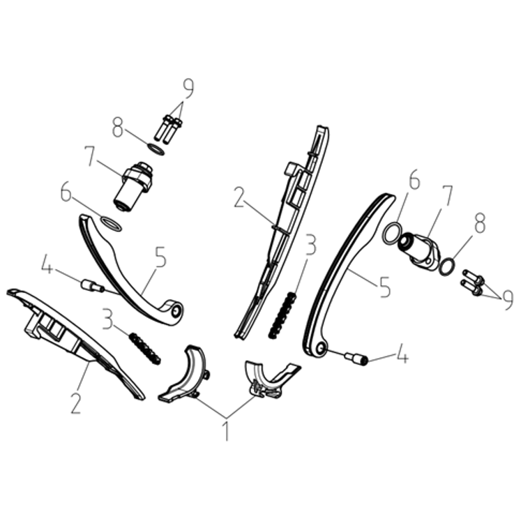 Įsiurbimo ir išmetimo vožtuvų mechanizmas