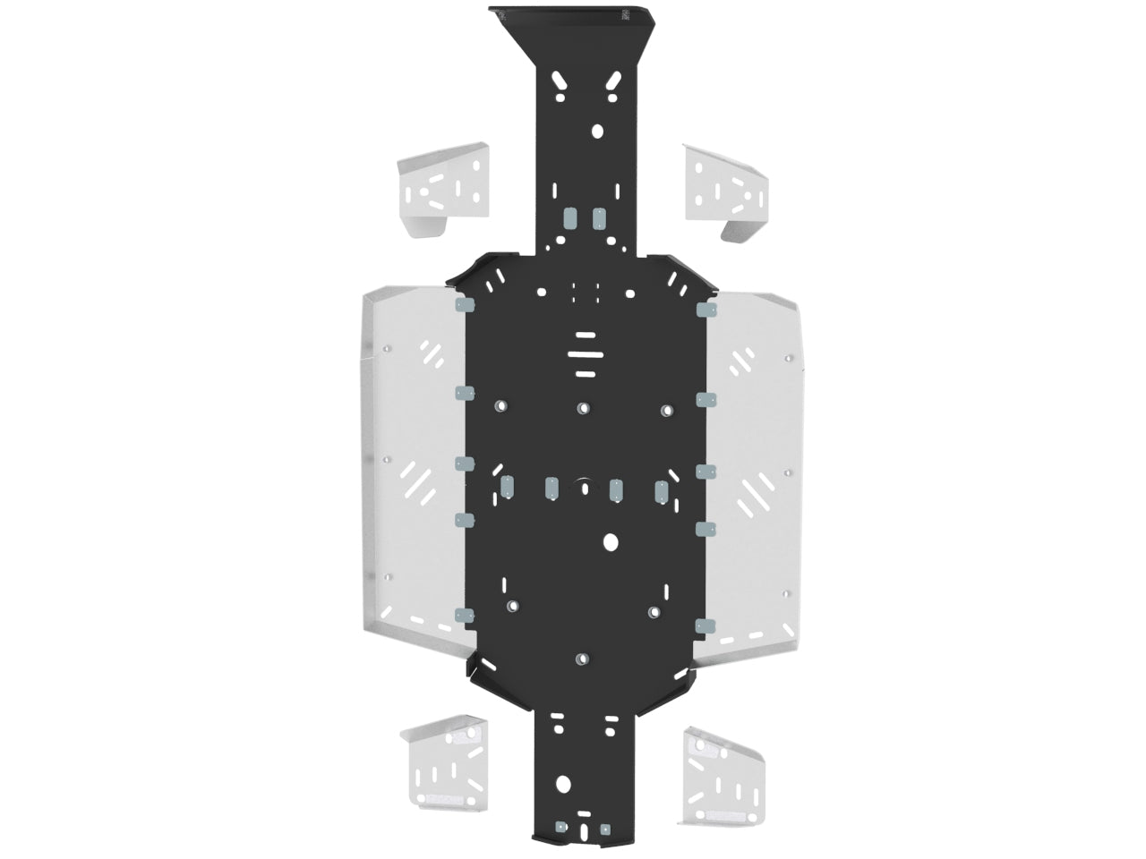 Plastikinė dugno apsauga (pilnas komplektas) – CFMOTO UFORCE 550 / 800 (Tracker)