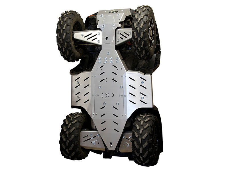 Aliuminė dugno apsauga (pilnas komplektas) – Polaris Sportsman Touring 850 (2015+) / XP 1000 (iki 2017)