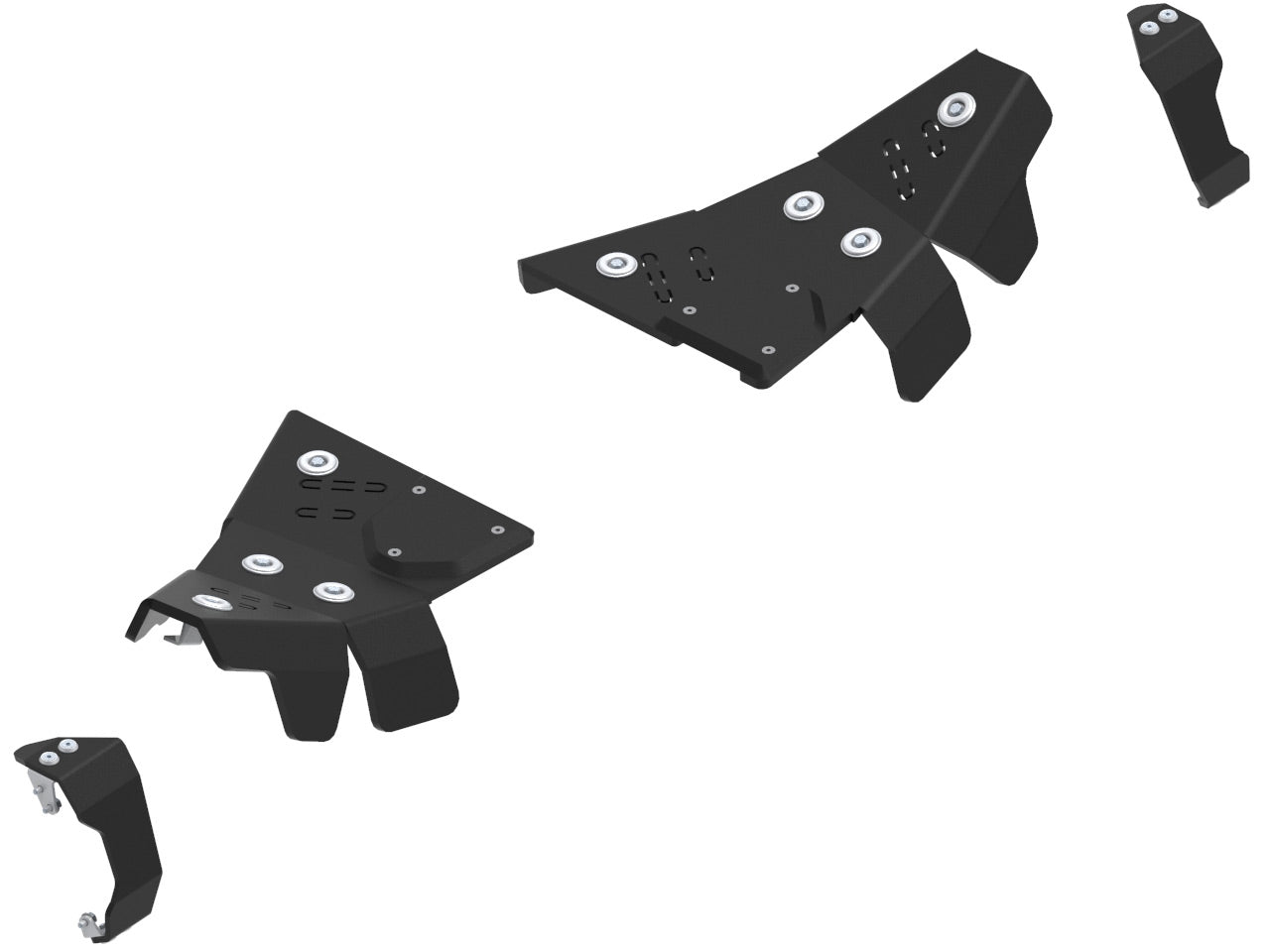 Plastikinės priekinės A formos svirčių apsaugos (poros): Polaris Sportsman XP 1000 S
