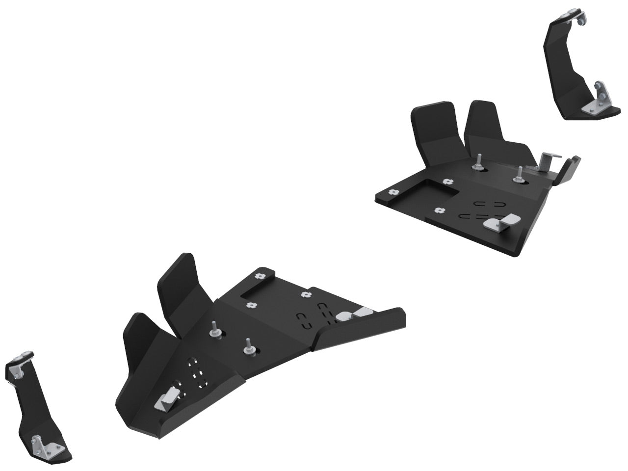Plastikinės priekinės A formos svirčių apsaugos (poros): Polaris Sportsman XP 1000 S