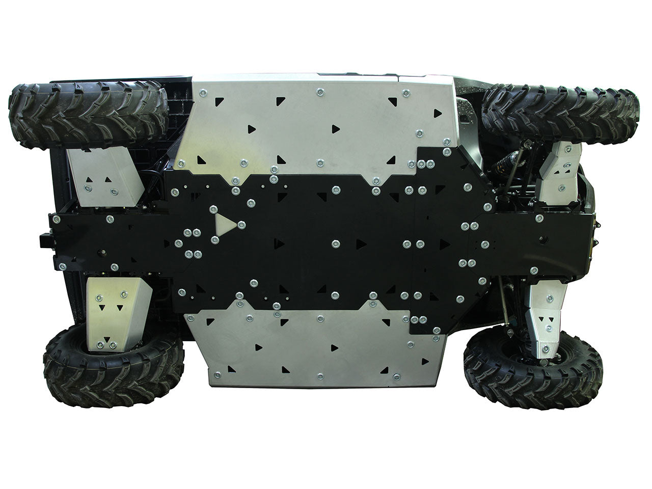 Apsauginė dugno plokštė (pilnas komplektas, aliuminis / plastikas): CFMOTO UFORCE 600