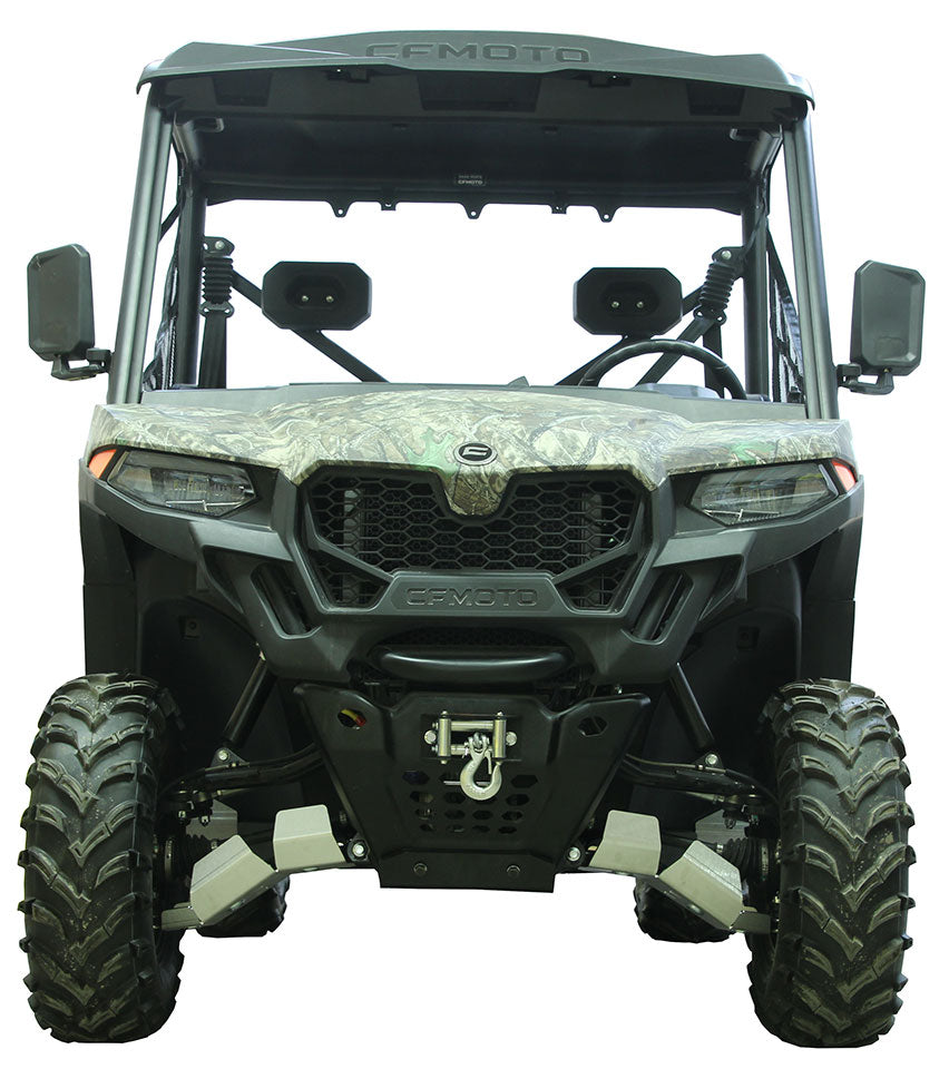 Apsauginė dugno plokštė (pilnas komplektas, aliuminis / plastikas): CFMOTO UFORCE 600