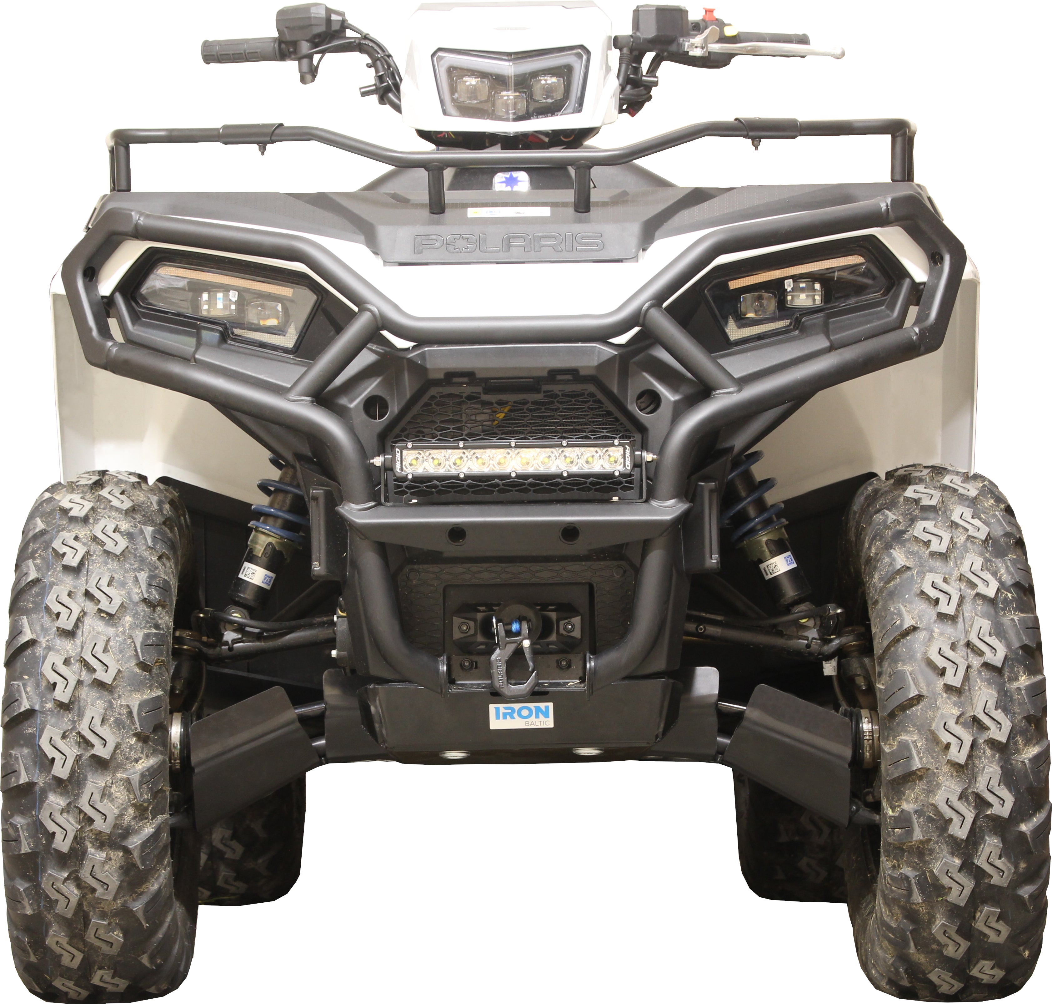 Apsauginė dugno plokštė (plastikinė): Polaris Sportsman 570 X2 Nordic Pro (MY2025+)