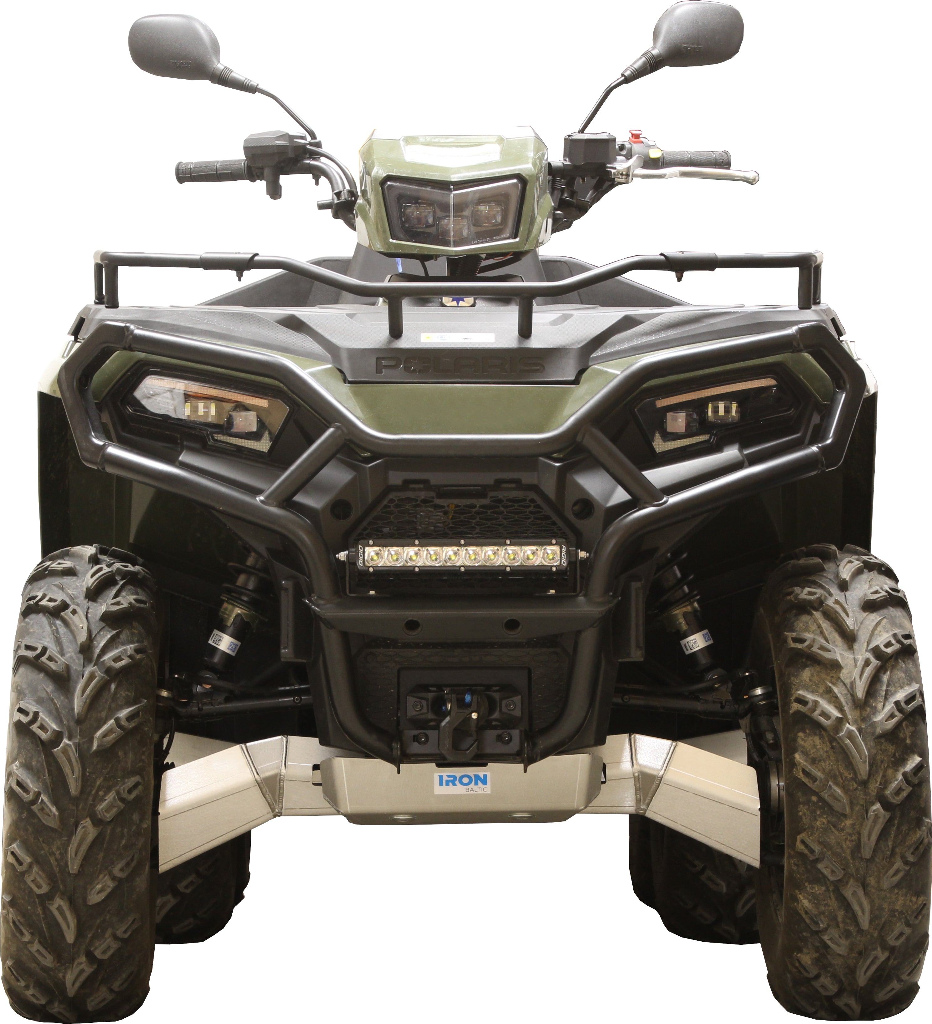 Apsauginė dugno plokštė (aliumininė): Polaris Sportsman 570 Big Boss 6x6 (MY2025+)