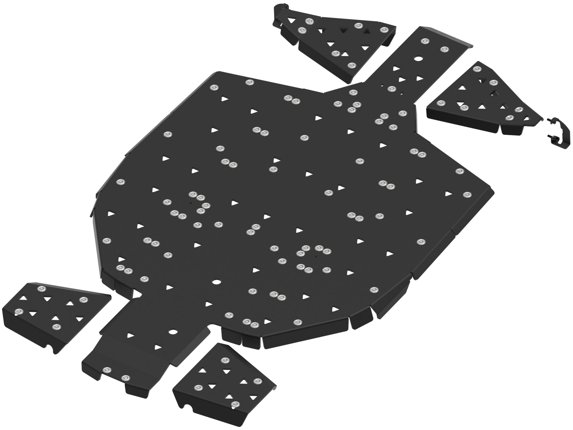 Bottom protection plate (plastic): Segway Fugleman UT10 (2024+)