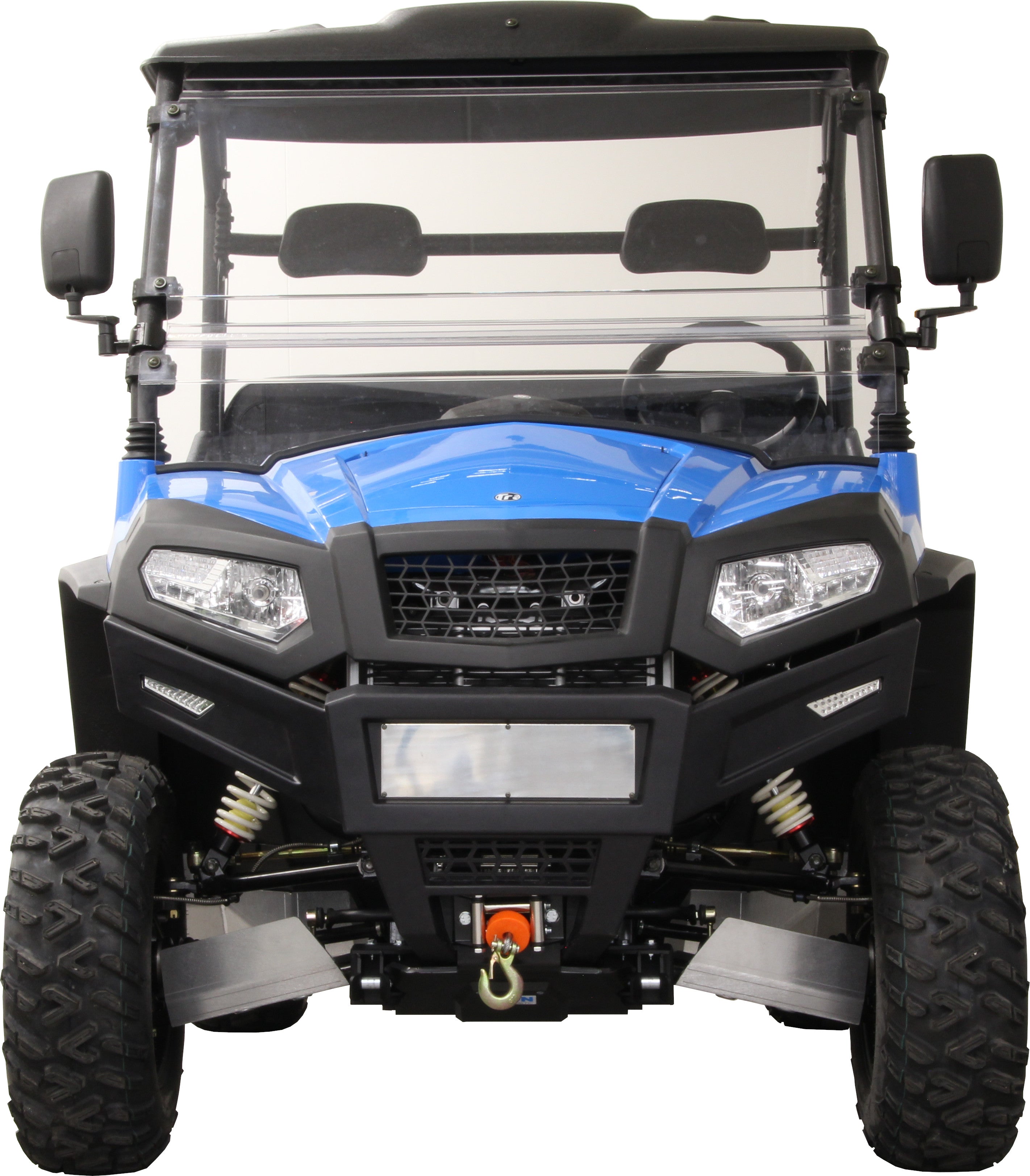 Complete set of underbody protection (plastic-aluminium): Trapper 550 UTV / HiSun 550 UTV