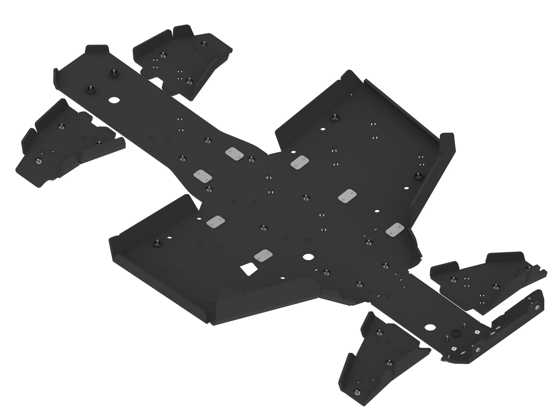 Plastic underbody protection kit for LONCIN X-WOLF 1000 (from 2025)