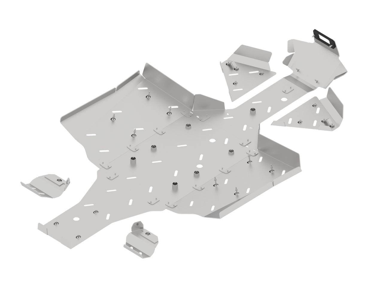 Aluminum skid plate set for QJMOTOR SFA 600 & SFA 1000 (from 2025)