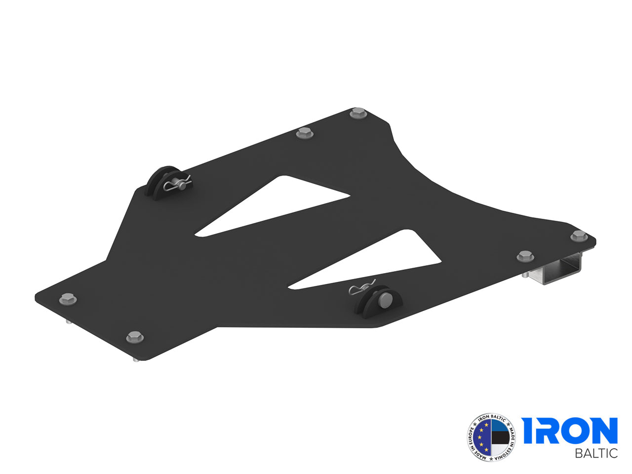 Mid-mount attachment adapter: Kawasaki Mule PRO-DX (2017+)