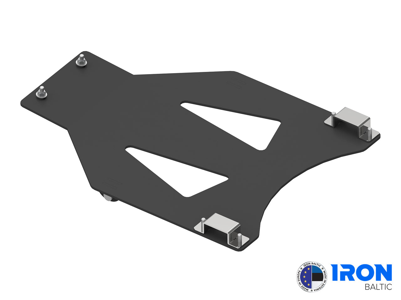 Mid-mount attachment adapter: Kawasaki Mule PRO-DX (2017+)