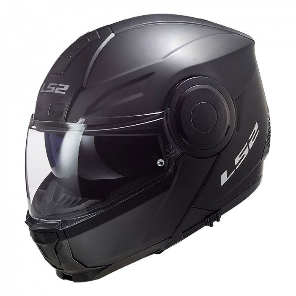 LS2 FF902 SCOPE 2 ŠALMAS - SOLID GLOSS BLACK