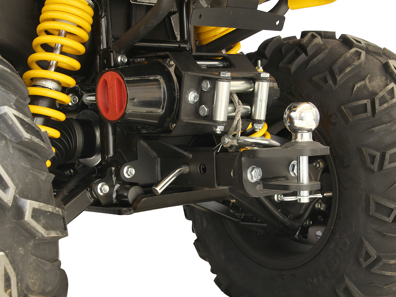 Rear winch mounting kit + 2" hitch: LONCIN XWOLF 700 (-2023)