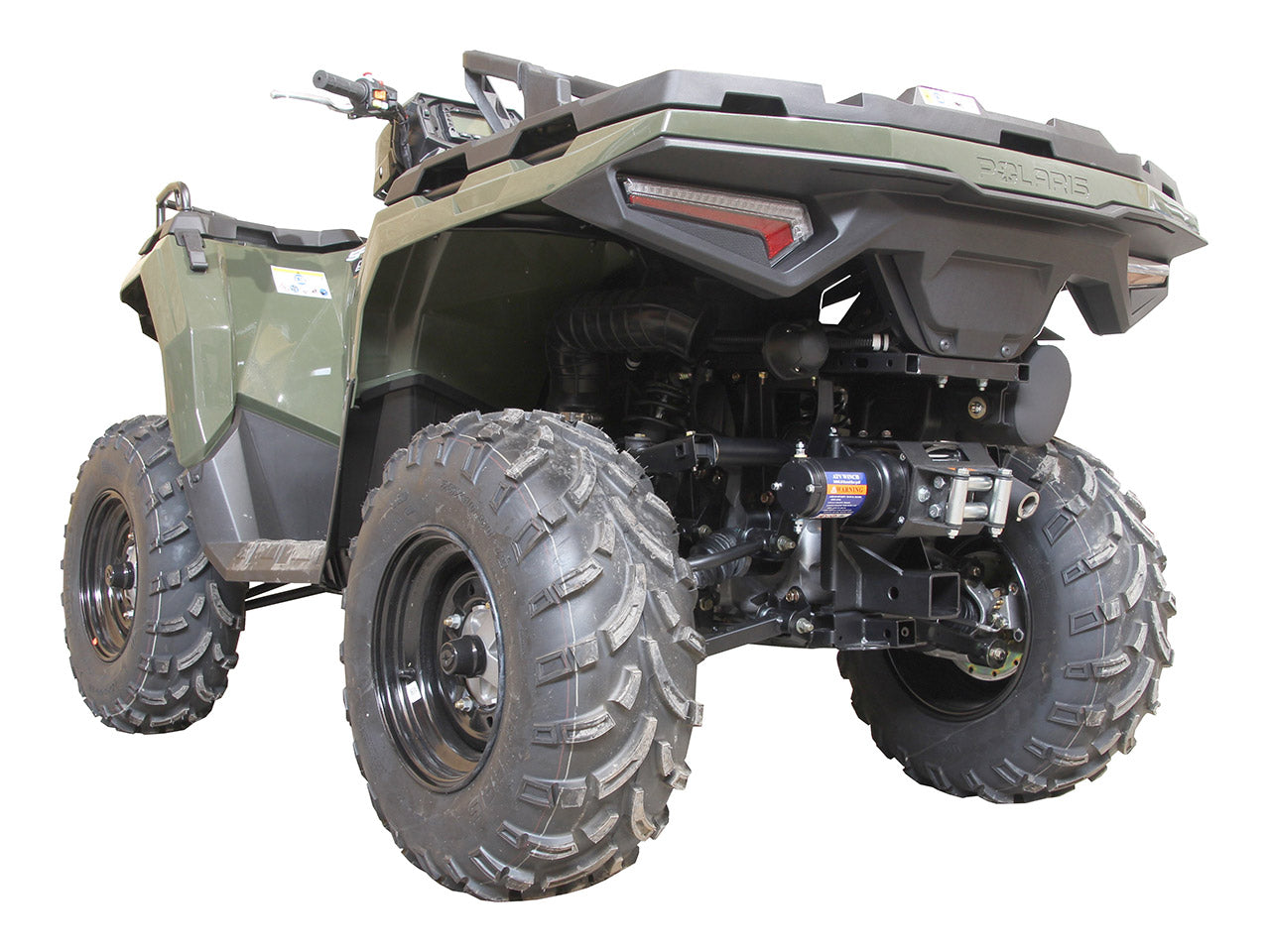 Winch mounting kit in the rear + 2" hitch receiver: Polaris Sportsman 500 / 570 (2011+); Polaris Sportsman 800 (2011+)