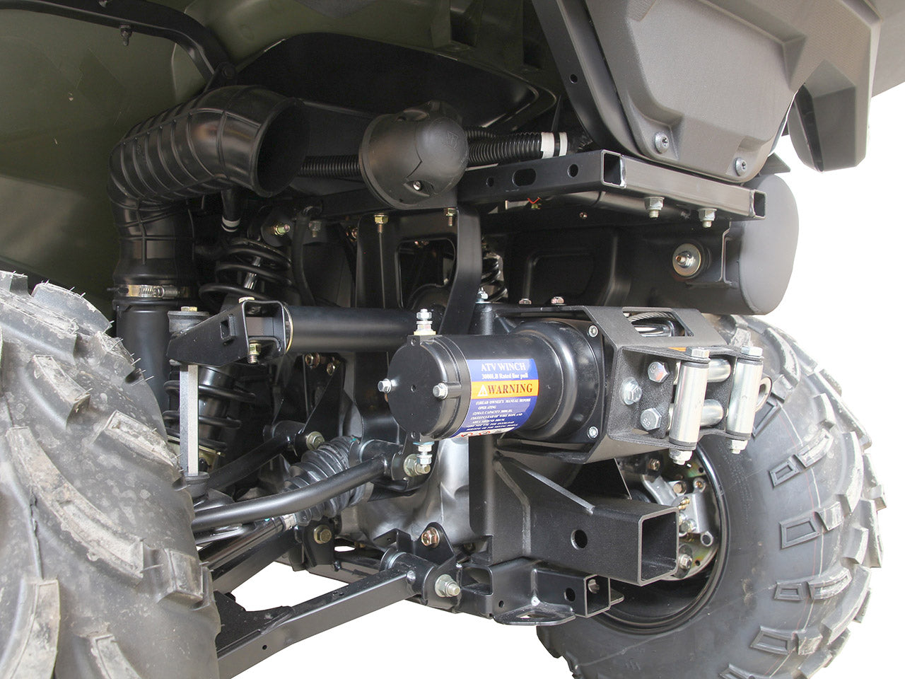Winch mounting kit in the rear + 2" hitch receiver: Polaris Sportsman 500 / 570 (2011+); Polaris Sportsman 800 (2011+)