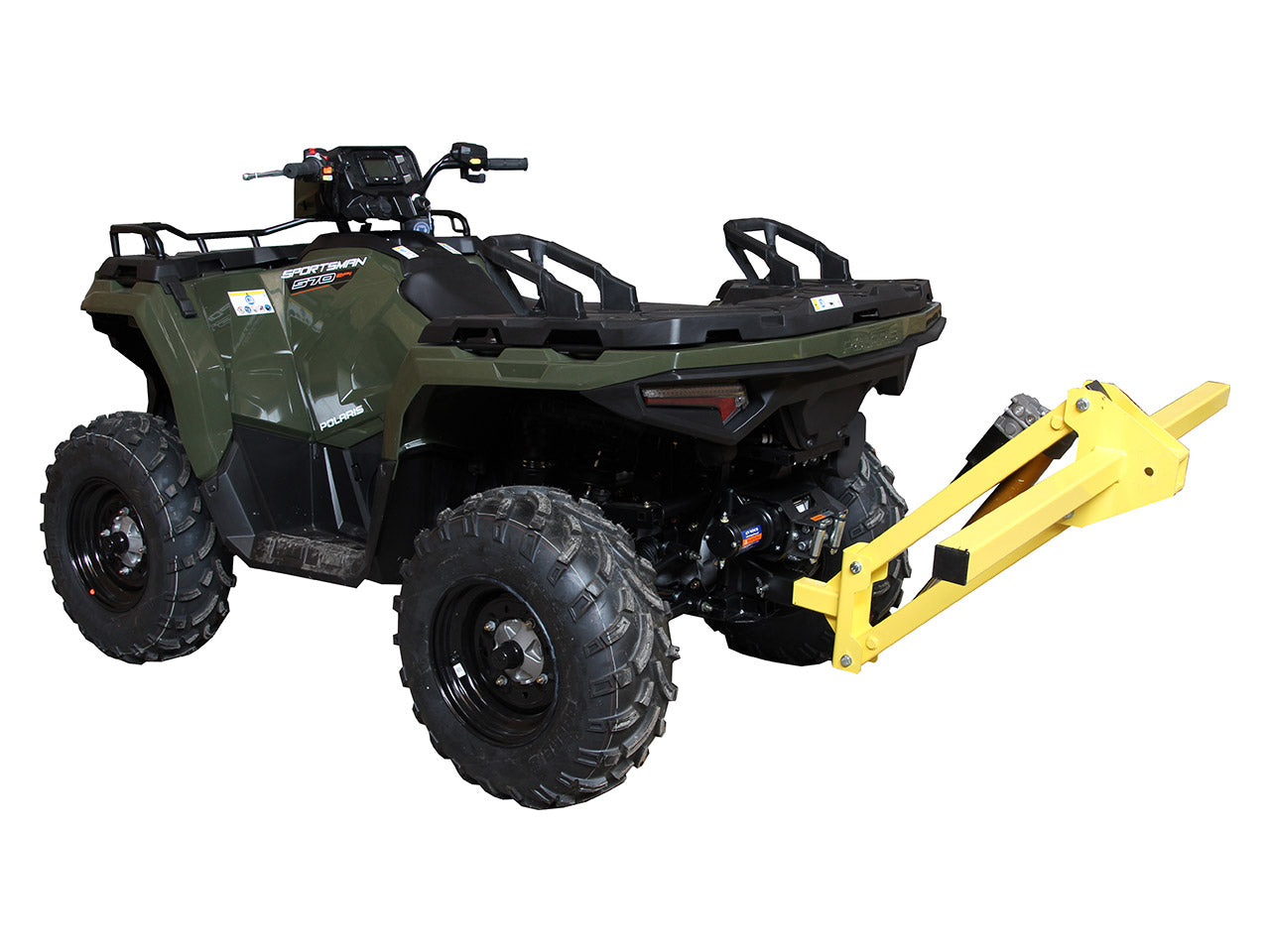 Winch mounting kit in the rear + 2" hitch receiver: Polaris Sportsman 500 / 570 (2011+); Polaris Sportsman 800 (2011+)