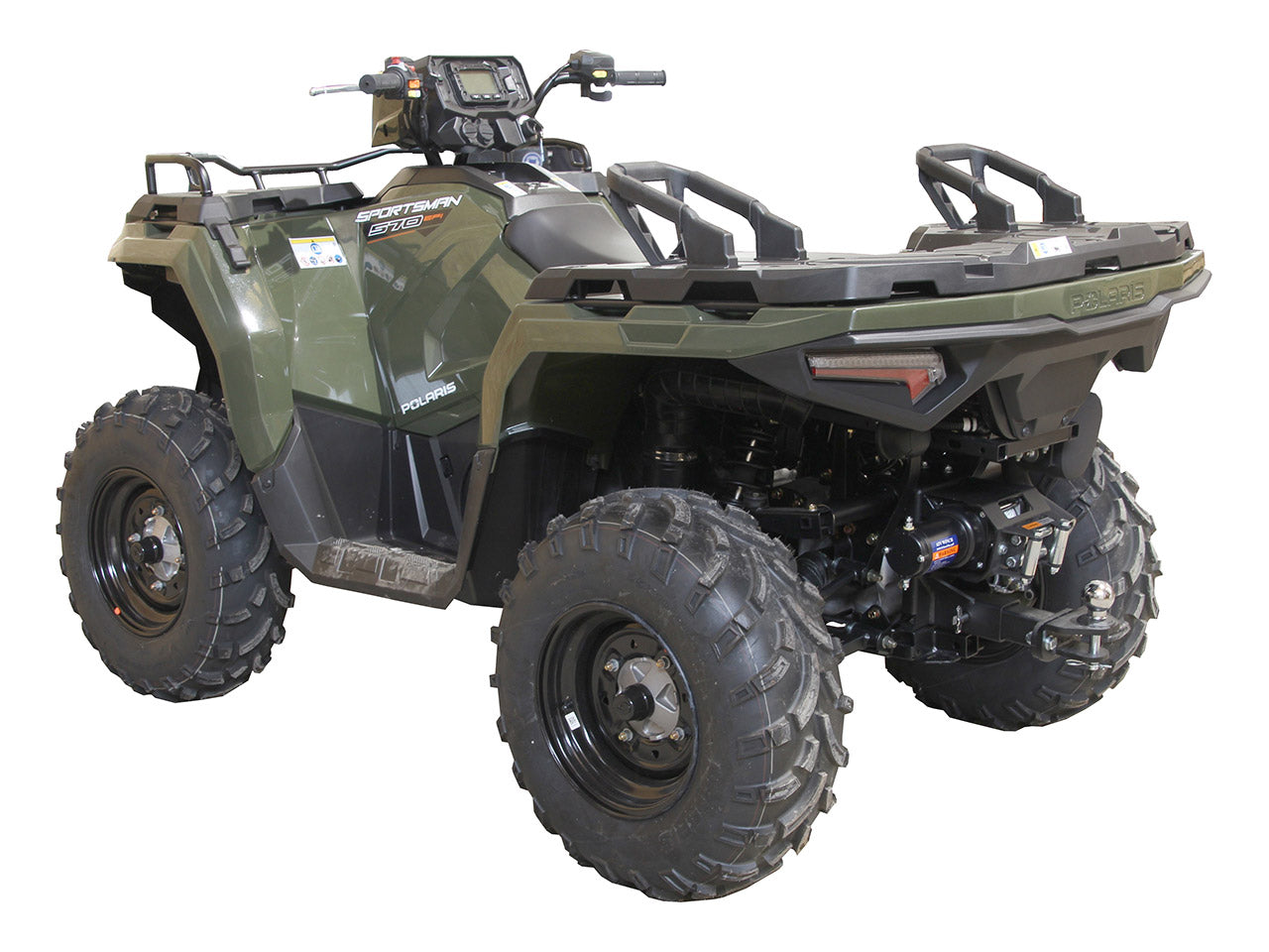 Winch mounting kit in the rear + 2" hitch receiver: Polaris Sportsman 500 / 570 (2011+); Polaris Sportsman 800 (2011+)