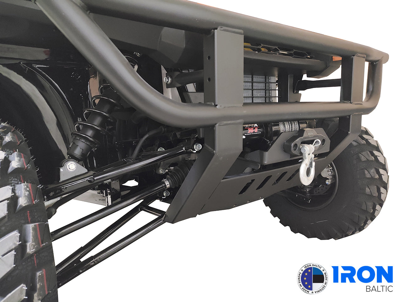 Priekinės gervės tvirtinimo komplektas: Kawasaki Mule PRO-DX (2017+)