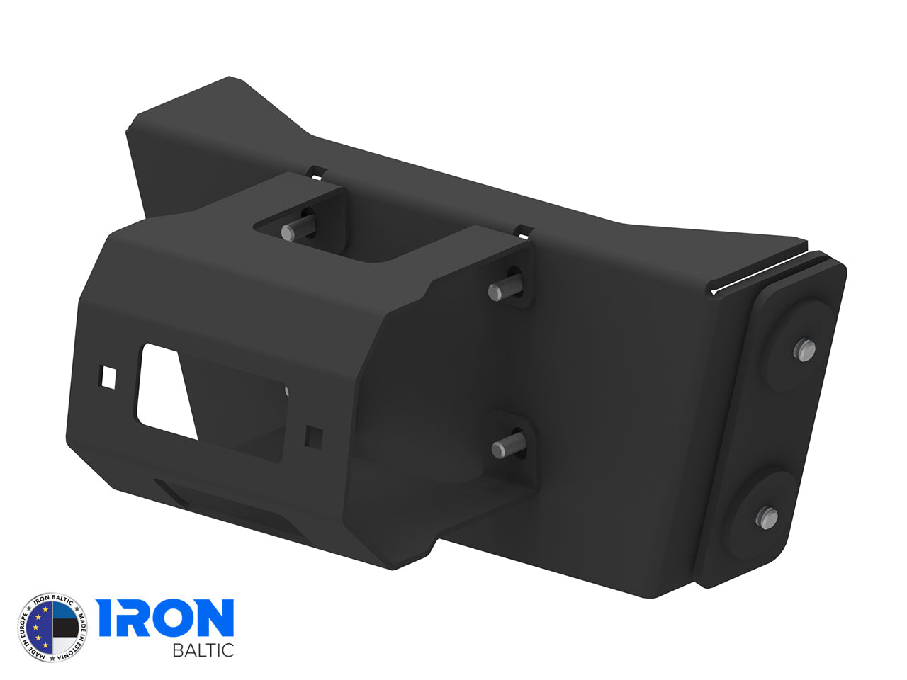 Rear winch mount kit: Kawasaki Mule PRO-DX (2017+)