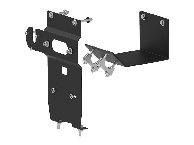 Winch mounting kit for the rear: Polaris 6x6 Big Boss 570 (2" / 50 mm hitch).
