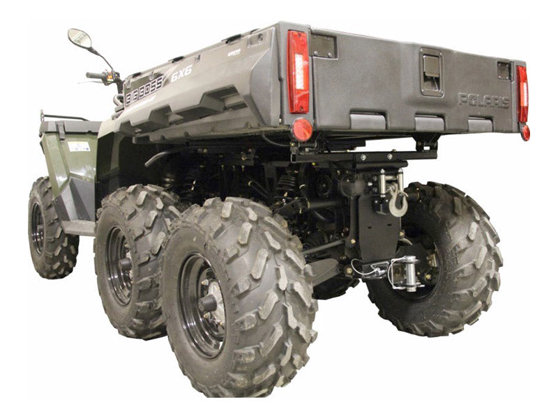 Winch mounting kit for the rear: Polaris 6x6 Big Boss 570 (2" / 50 mm hitch).