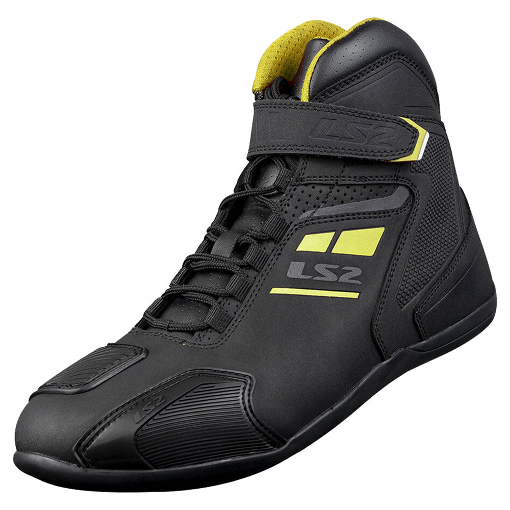 LS2 Garra Lady moteriški moto batai - Black H-V Yellow