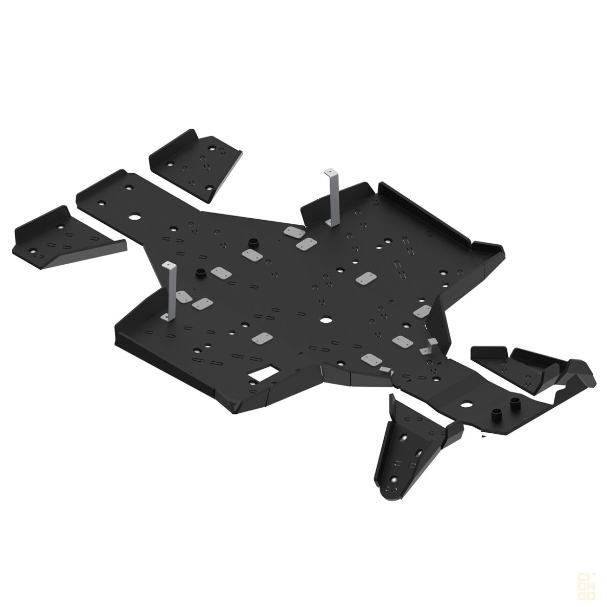 Skid plate full set (plastic): 00128 XWOLF 700L: GOES XWOLF 700 MAX
