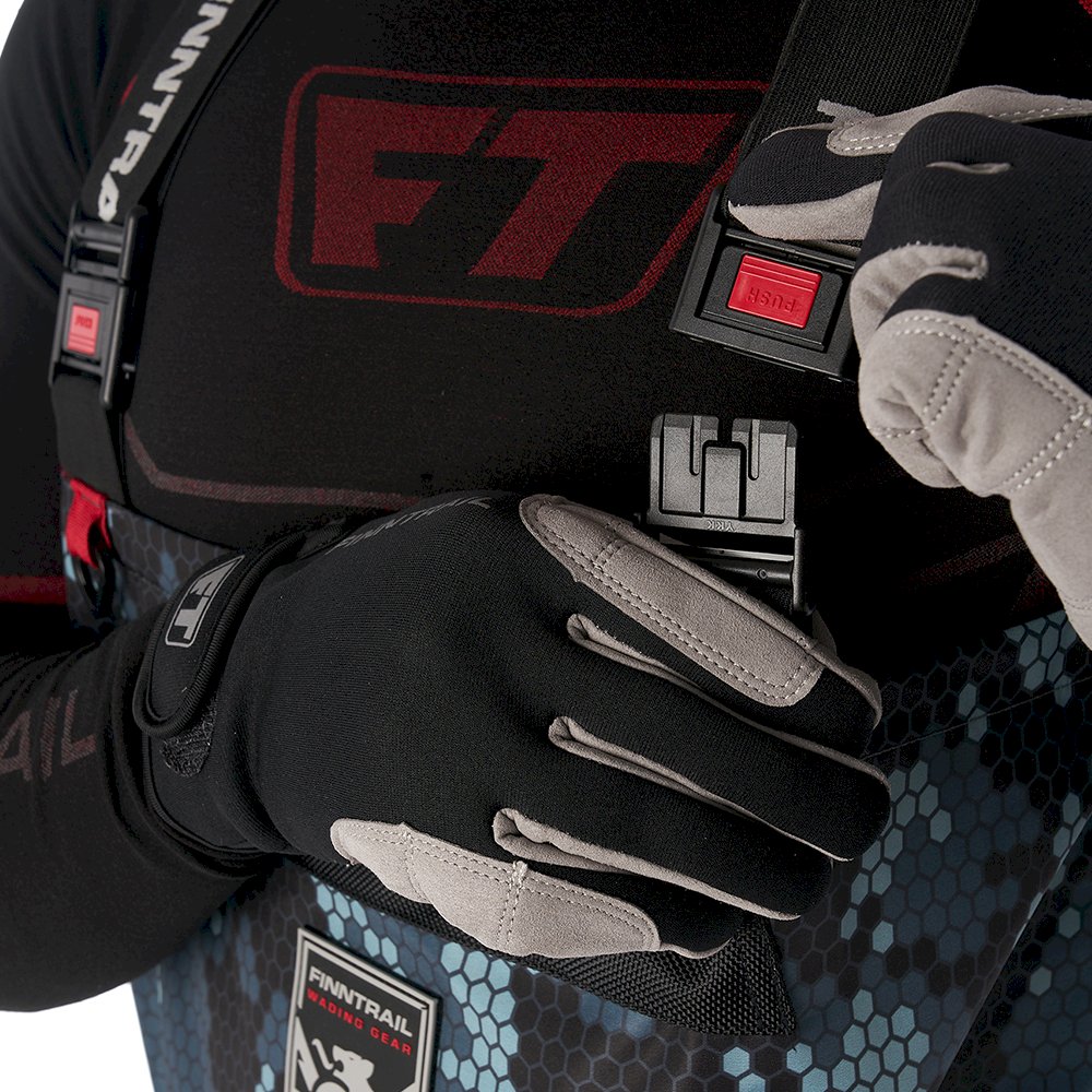 Kombinezoninės bridkelnės Finntrail Waders Enduro BF CamoGrey