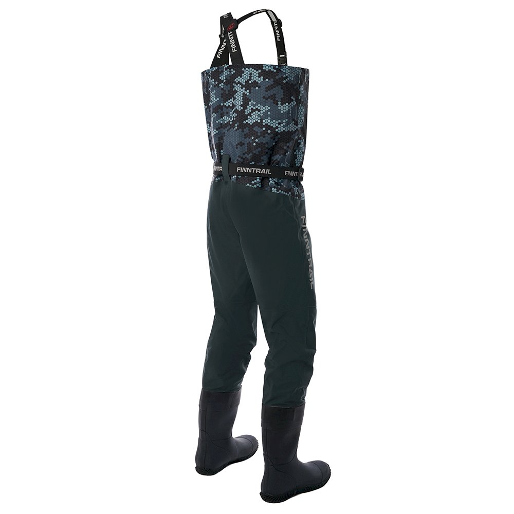 Kombinezoninės bridkelnės Finntrail Waders Enduro BF CamoGrey