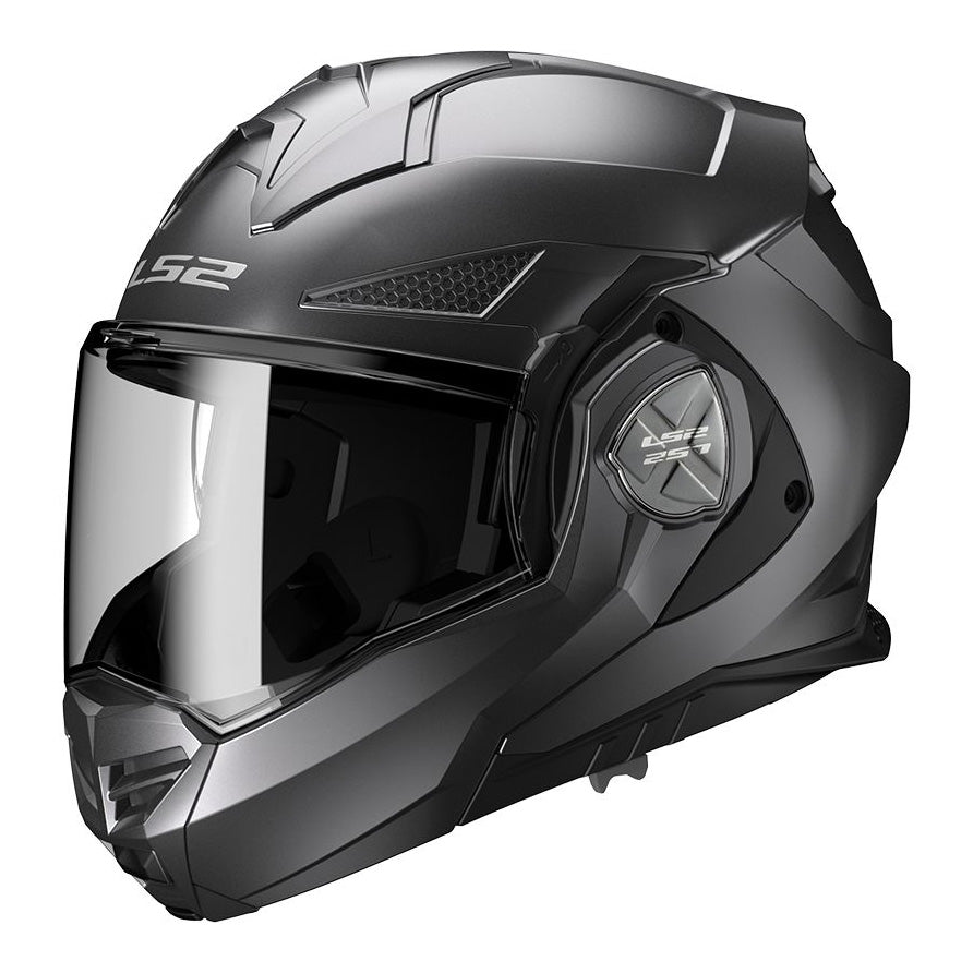 LS2 FF901 ADVANT X ŠALMAS - SOLID MATT TITANIUM