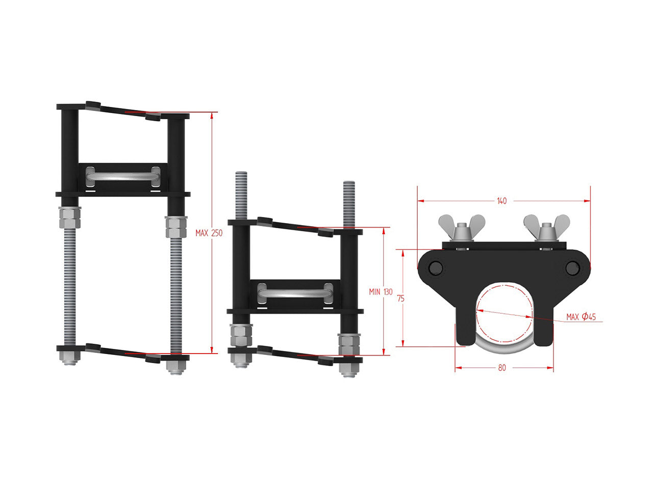 Suspension spring retainer: Universal, suitable for all ATVs