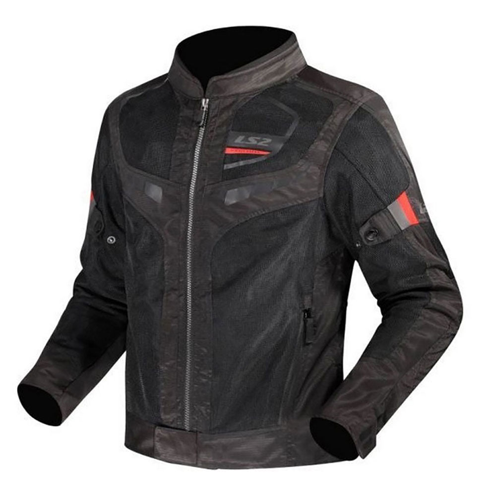 LS2 Garda Air Man Jacket Black Red