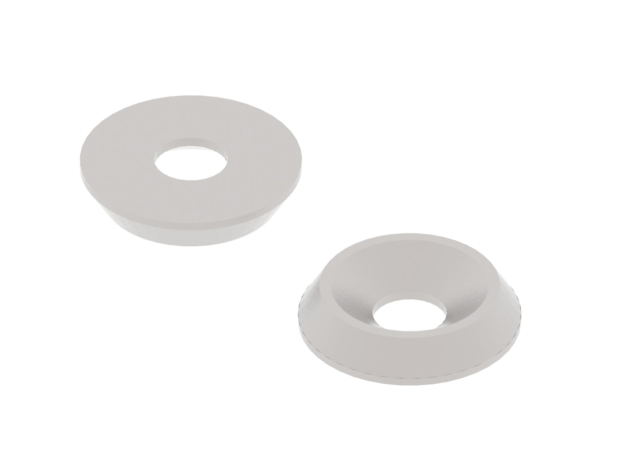 Konusinės poveržlės (5 vnt.): 8 mm / 0,3 colio