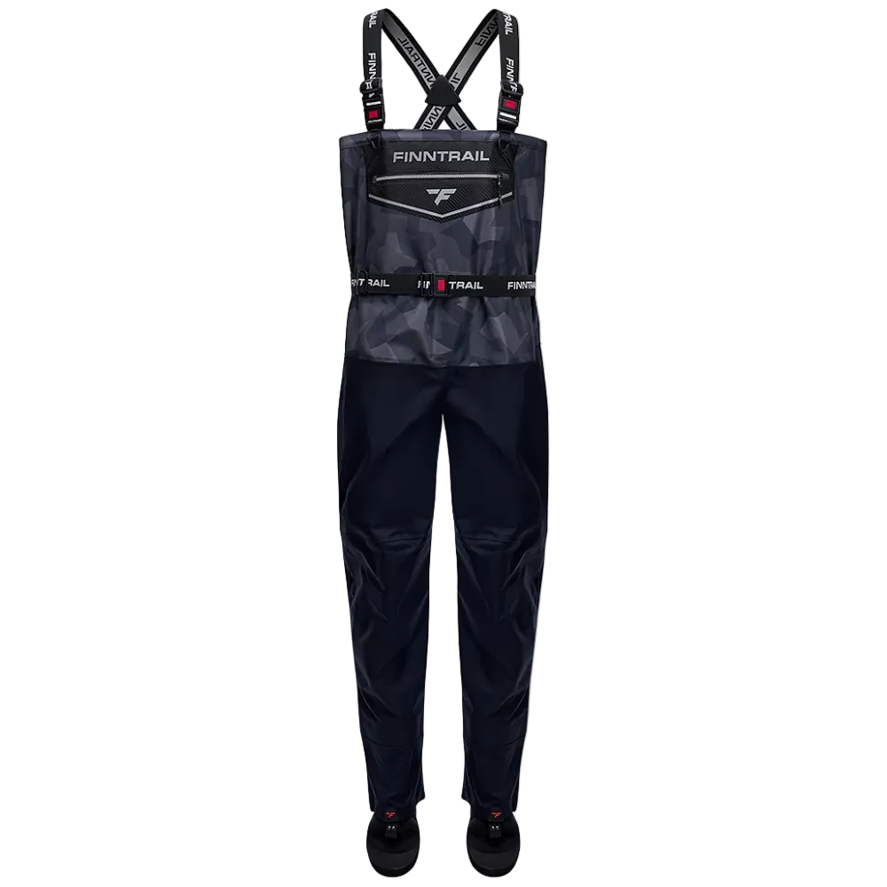 Kombinezoninės bridkelnės Finntrail Waders Enduro CamoShadowBlack