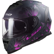 LS2 FF800 STORM II BURST ŠALMAS - Matt Black Pink