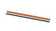 Rubber knife 1500 mm / 59 inches
