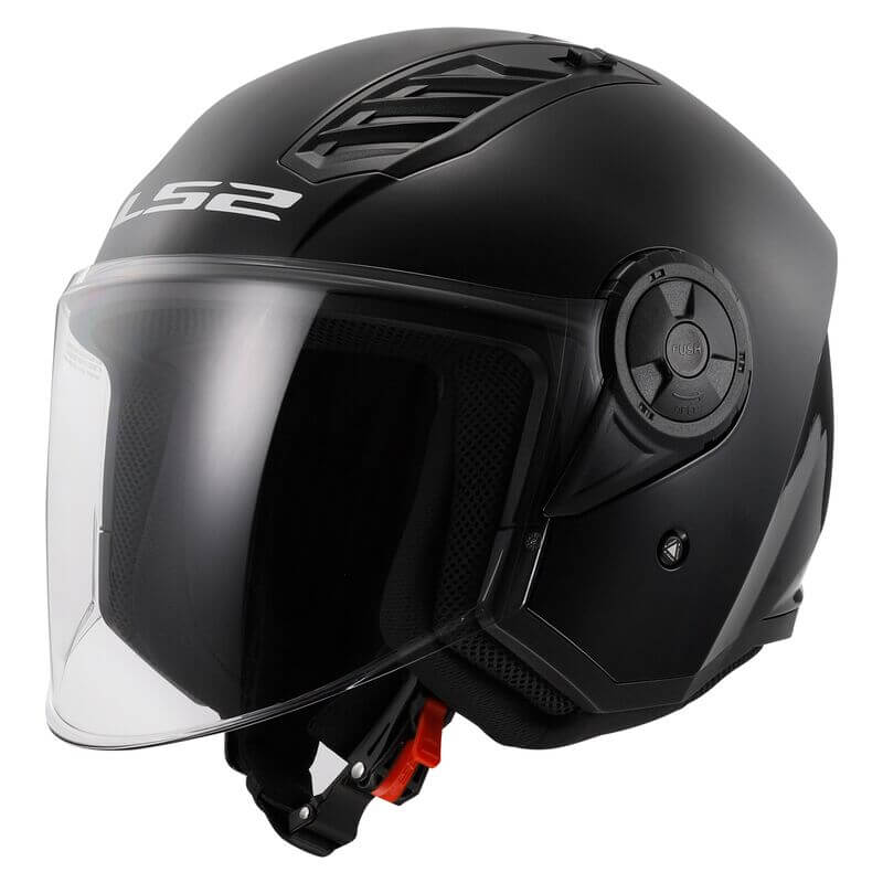 LS2 OF616 AIRFLOW 2 ŠALMAS - SOLID Gloss Black