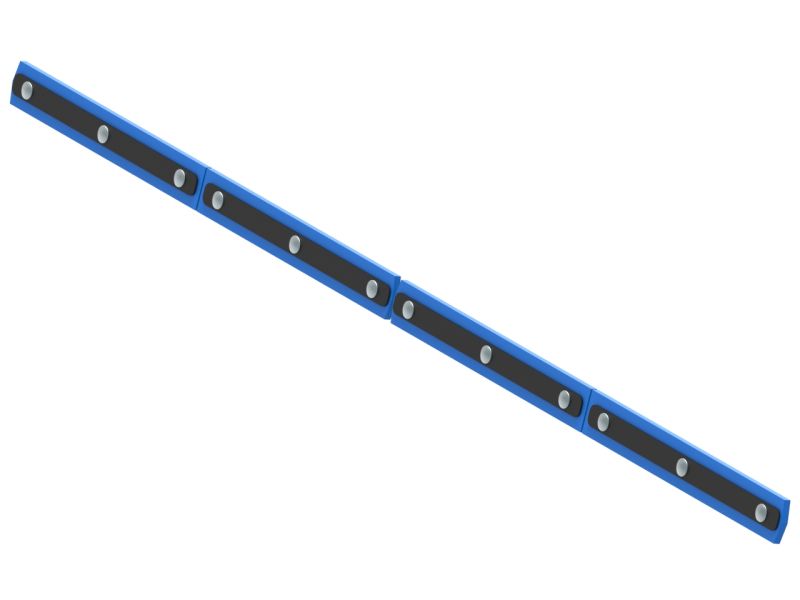 Rubber blade: (V-plough 1800 G2)