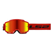 Akiniai LS2 CHARGER GOGGLE Red/Iridium Visor
