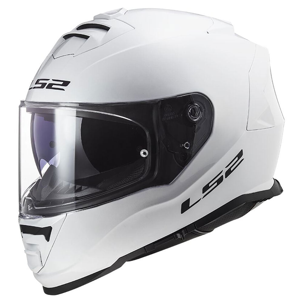 LS2 FF800 STORM II ŠALMAS - SOLID Gloss White