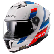 LS2 FF808 STREAM 2 HELMET - VINTAGE White Blue Red