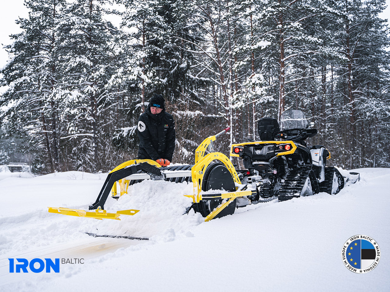Ice Knife Module 1.45 m – For ATV Snow Roller