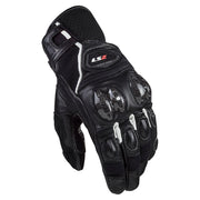 LS2 SPARK 2 Leather Man Gloves Black White